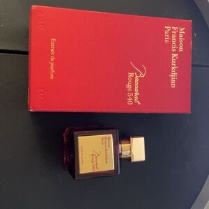 Maison Francis Kurkdjian Red and Gold Perfume Box